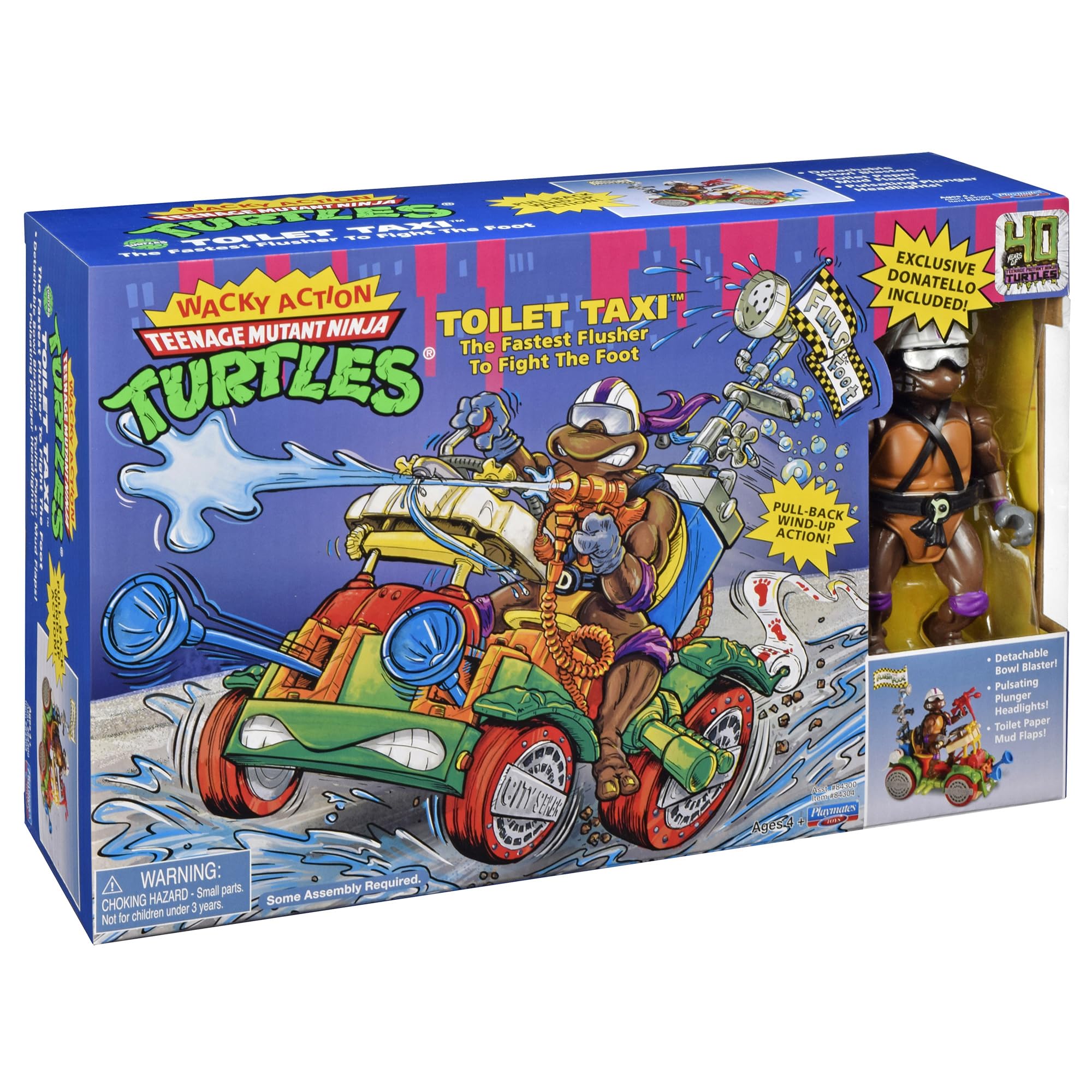 Amazon.com: TEENAGE MUTANT NINJA Turtles Toilet Taxi with Donnie