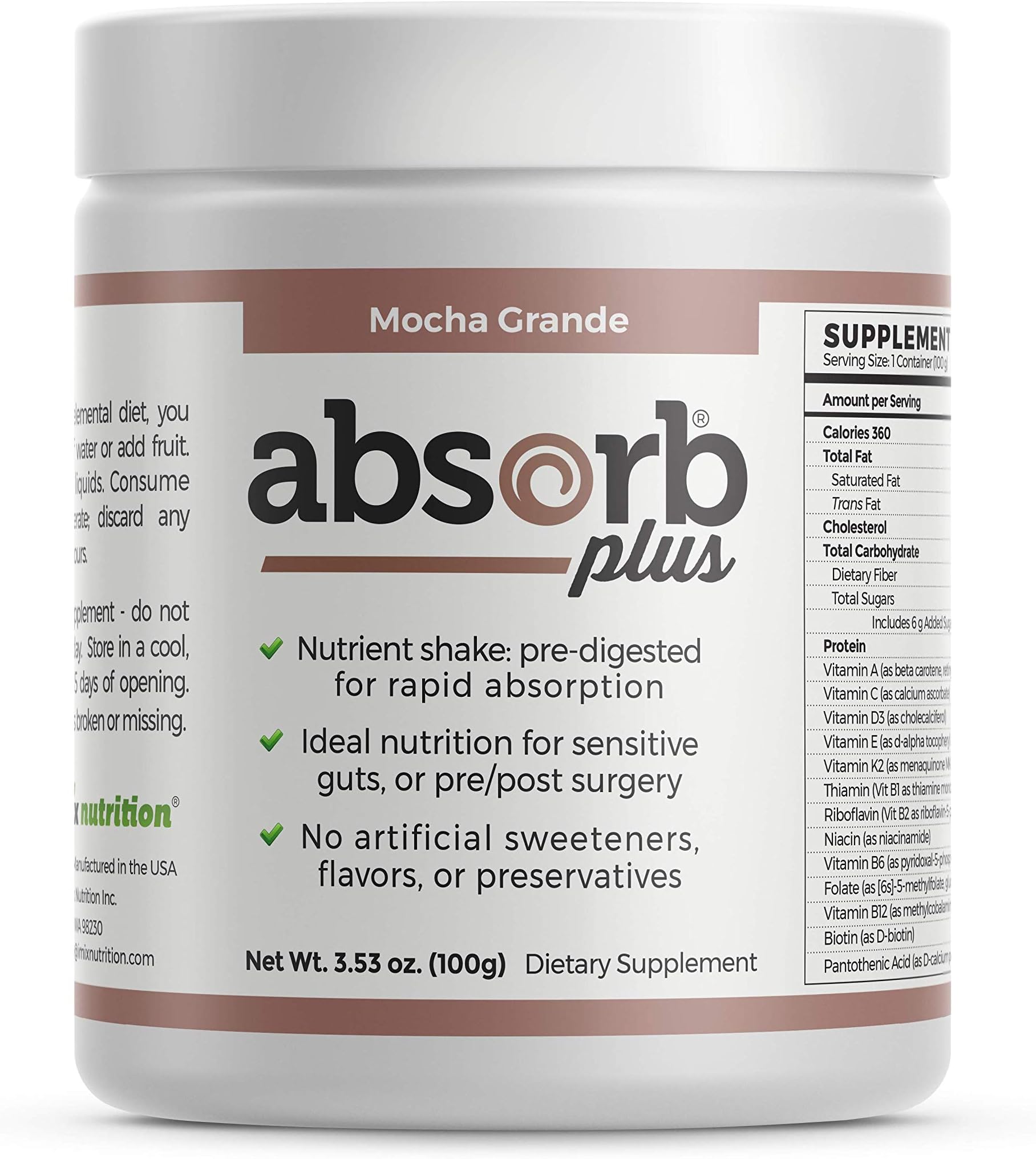 Amazon.com: Absorb Plus Isolate Protein - Diet Supplement for Improved ...