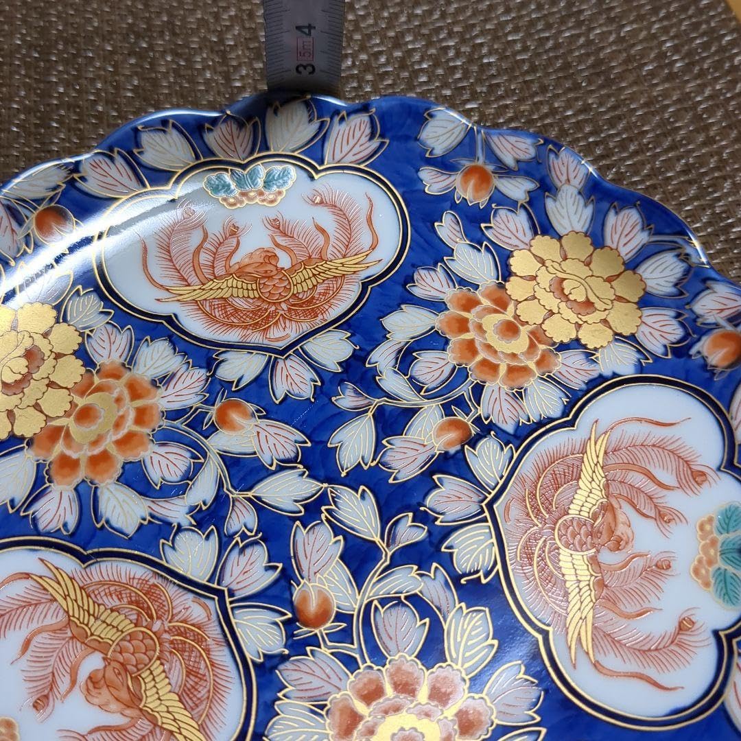 Amazon.co.jp: 高級 古伊万里 幸楽窯 献上手古伊万里鳳凰 金襴手 金彩