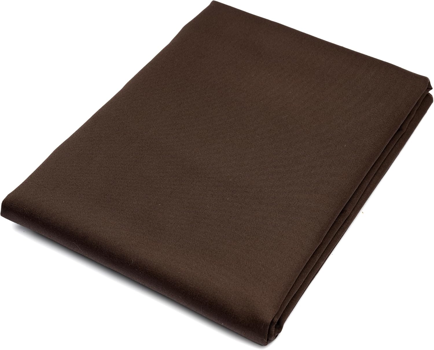 Pico Textiles 25 Yards Bolt - Brown Poly Cotton Twill Fabric - Sold by The Bolt - Ideal for Pants, Jackets, Skirts, and Upholstery, Polyester Cotton Fabric for Sewing, Embroidery Fabric
