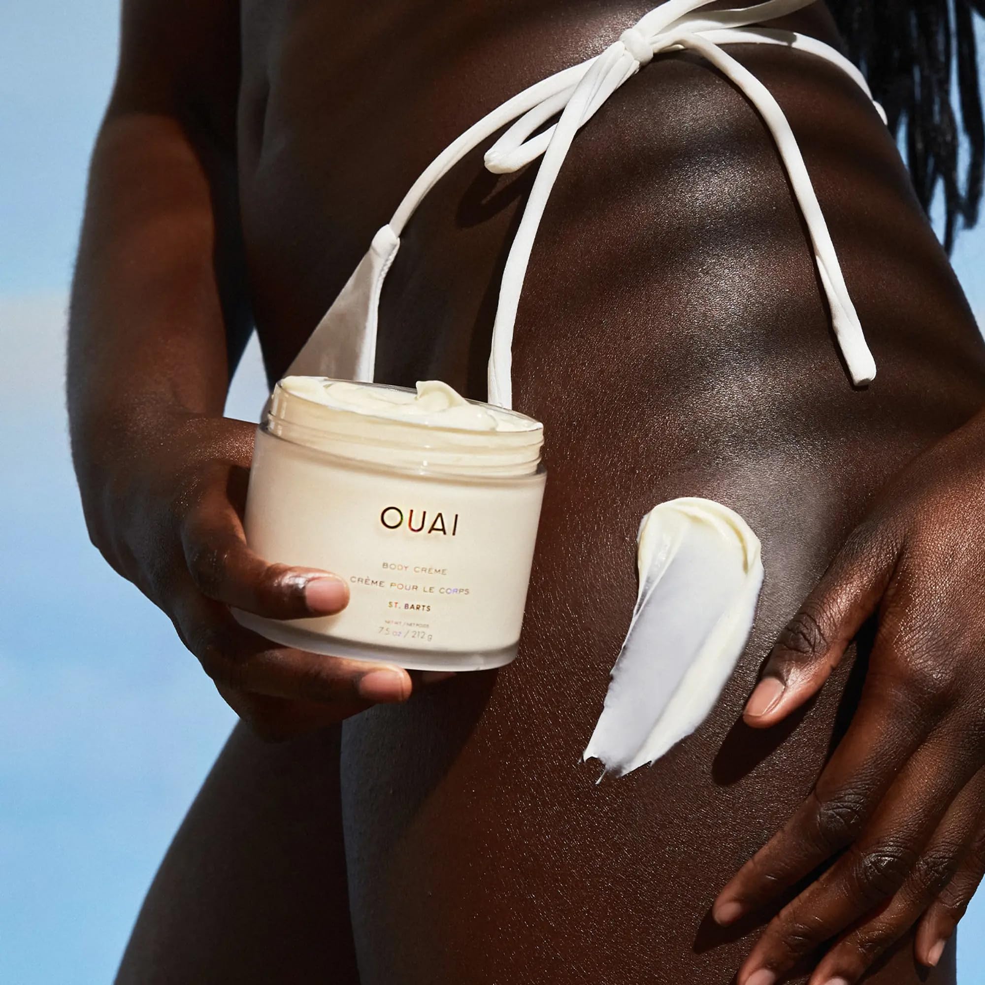 OUAI Wanna Get A-OUAI Kit – Limitierte Reisegröße: Cleanser, Body Crème & Hair & Body Mist – Duft St. Barts – hydratisierend & pflegend – 3-teiliges Geschenkset