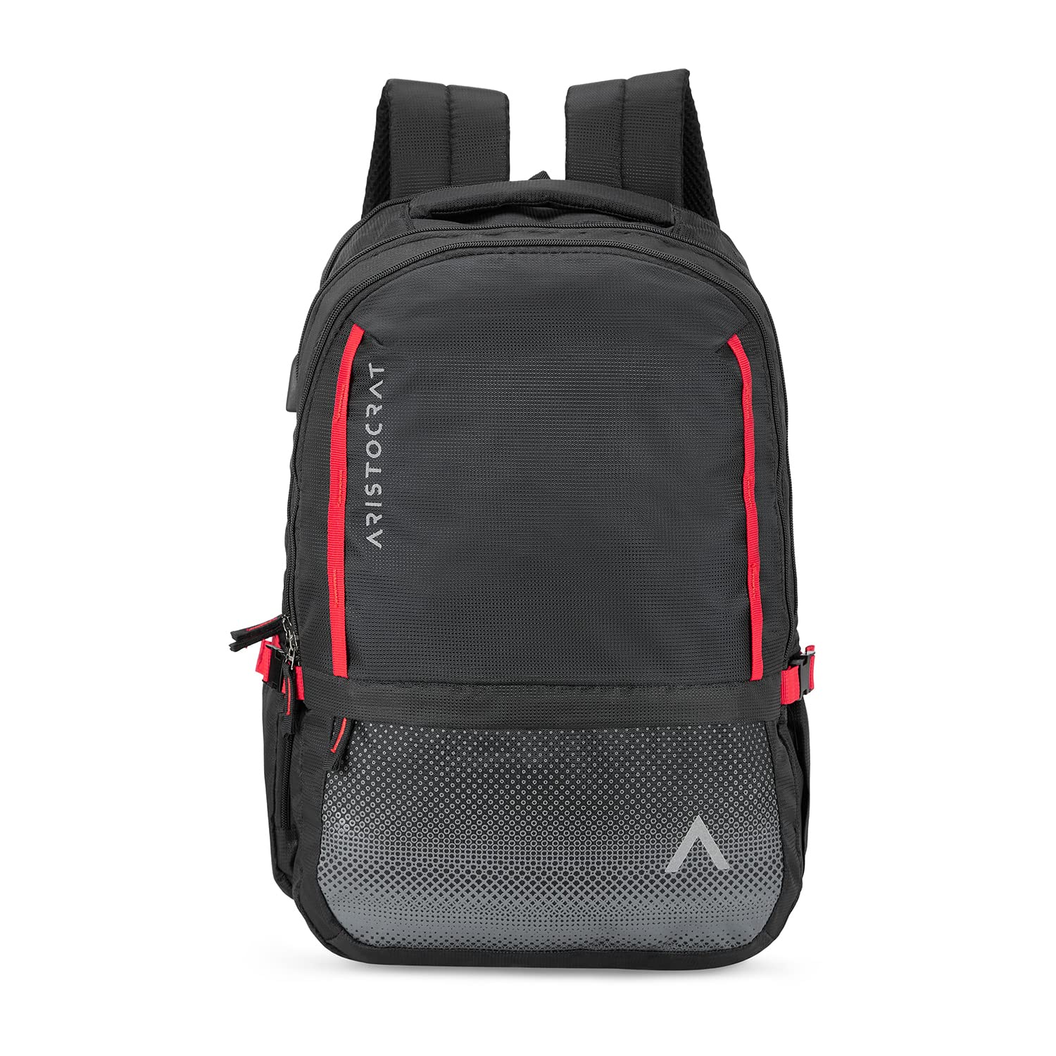 Aristocrat Solid Pattern Nord Laptop Backpack (H) Black (Black, Medium) (B0C6Y2JZS4) Amazon Price History, Amazon Price Tracker