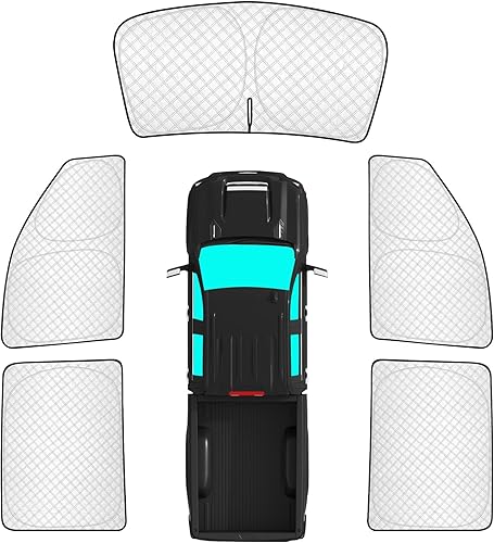 Miniatura 178 de KMF - Parasol de repuesto para parabrisas, cubierta para ventana lateral y trasera, cubierta protectora para visor, para campamento, bebé, bloqueo