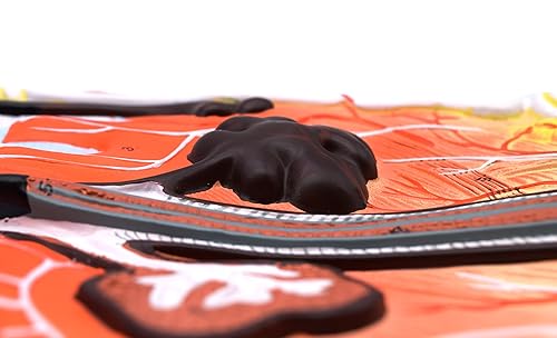 Miniatura 4 de Modelo de Piel Humana, 300x Ampliada - con Detalles Pintados a Mano - Montado en la Base, 13" x 10" - Eisco Labs