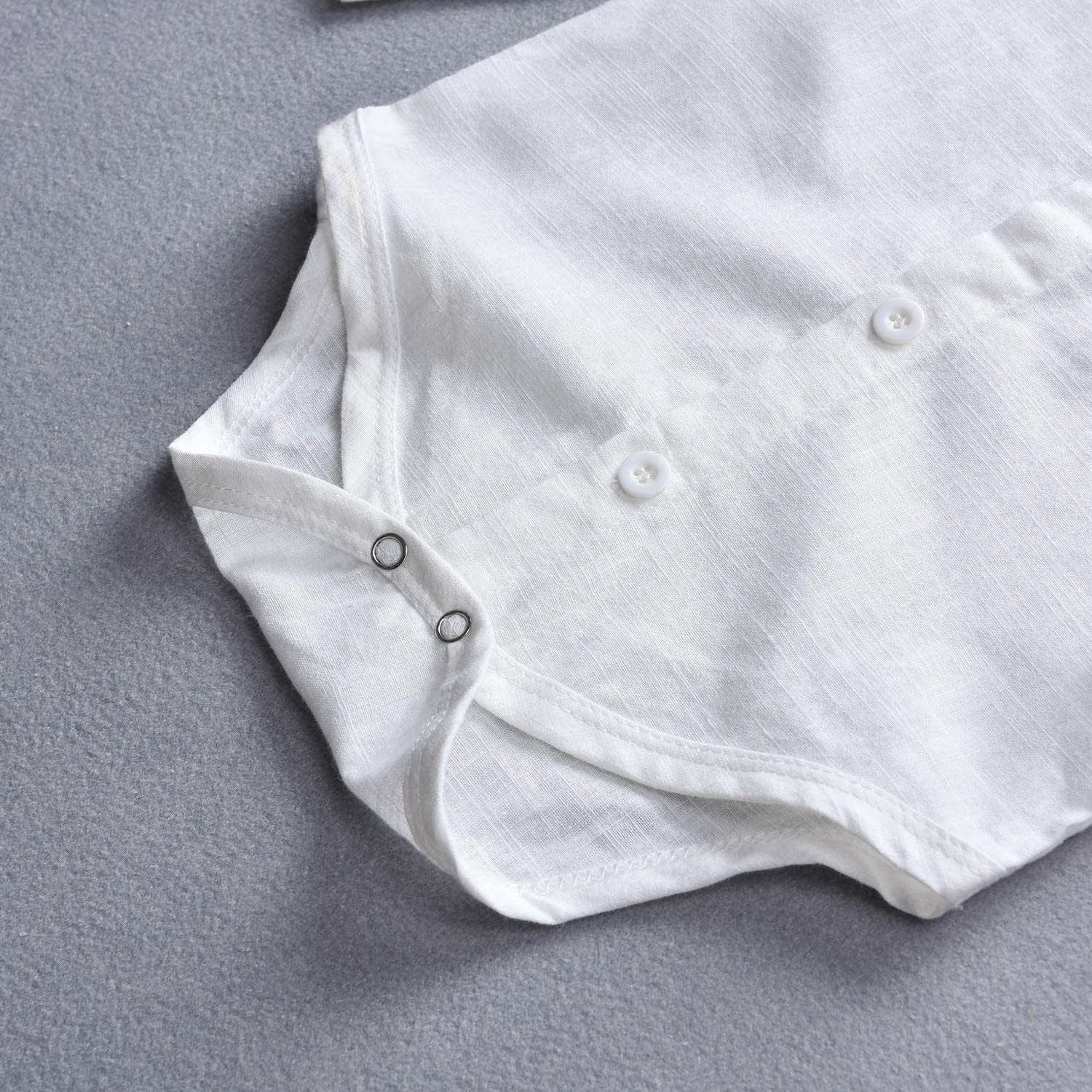 Unutiylo Ropa para bebés y niños para caballeros, monos para niños pequeños, pantalones y mameluco de tirantes para bebés