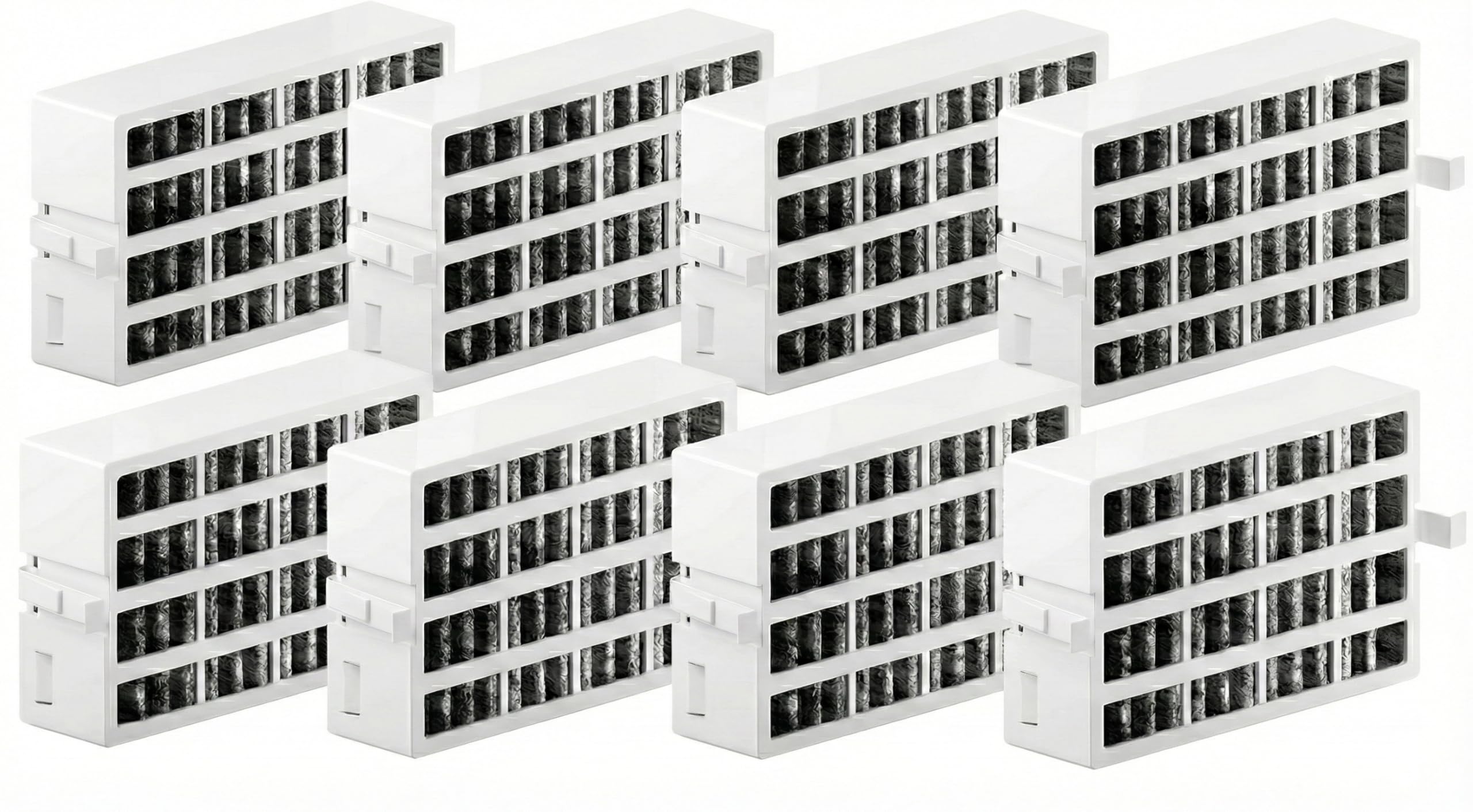 W10311524 AIR1 Refrigerator Air Filter Cartridge Replacement by BlueStars – Compatible with Whirlpool FreshFlow Air Filter, Maytag, KitchenAid, Jenn-Air & Kenmore, Replaces 2319308, W10335147 – 8 Pack