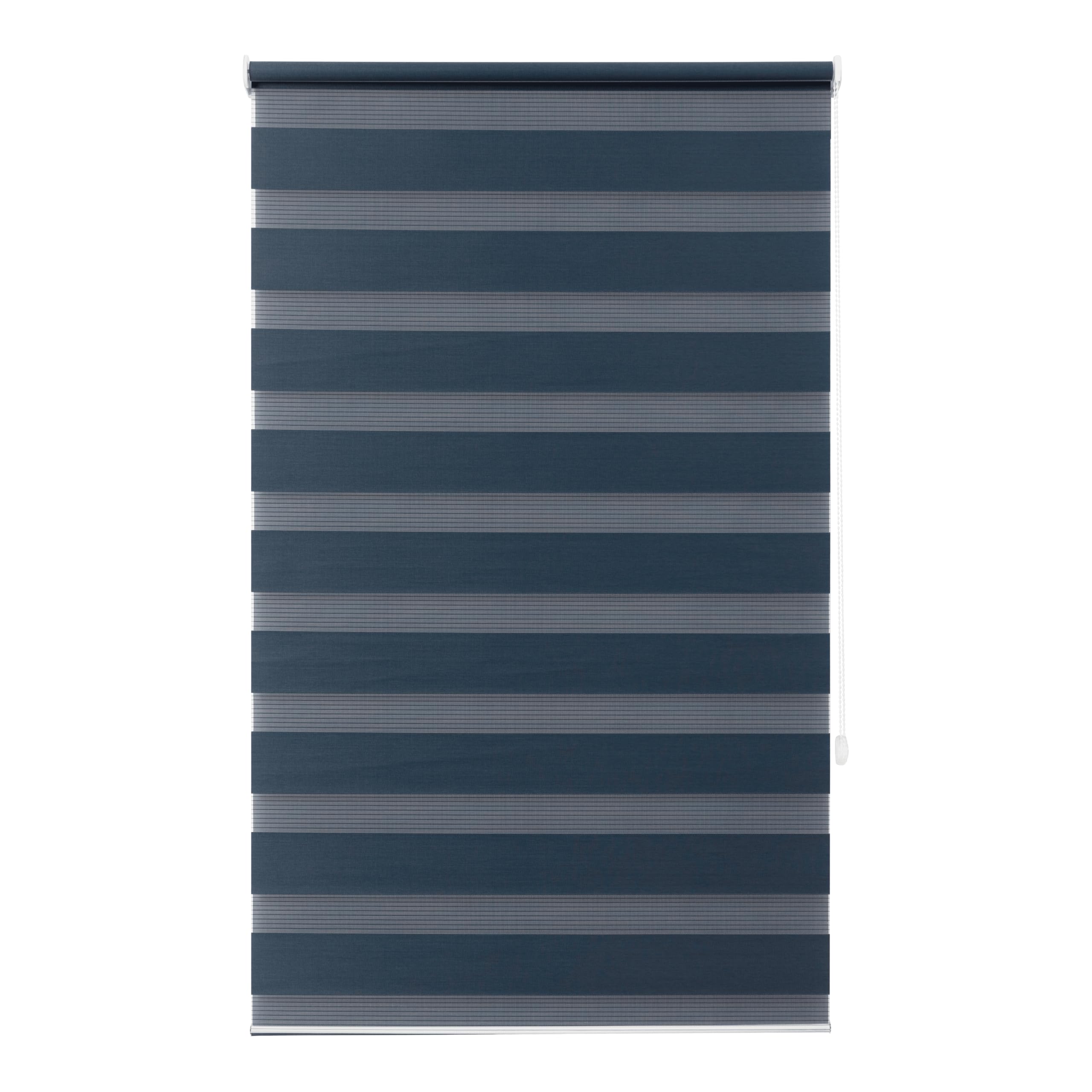 GoodHome Store Enrouleur Jour/Nuit Elin Bleu 80 x 180 cm