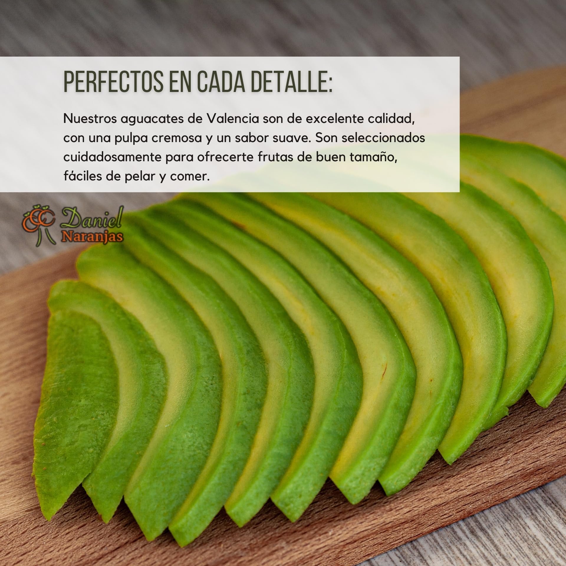 NARANJAS DANIEL | Aguacates frescos de Valencia (4 KG) | Del árbol a tu mesa | Sabor equilibrado, cremoso y fresco | Sin conservantes ni aditivos