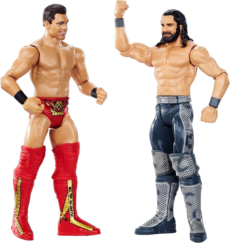 Amazon.com: WWE Wrestlemania Seth Rollins vs The Miz 2-Pack