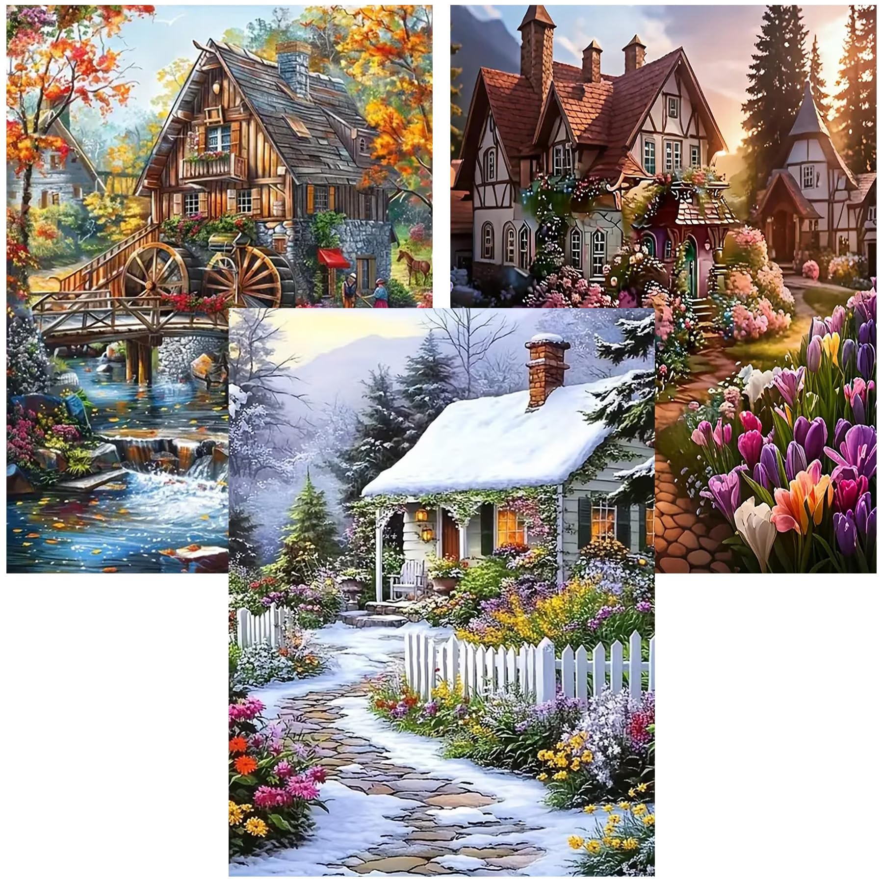 Christmas Paint by Numbers Kit - Beginner Friendly -18