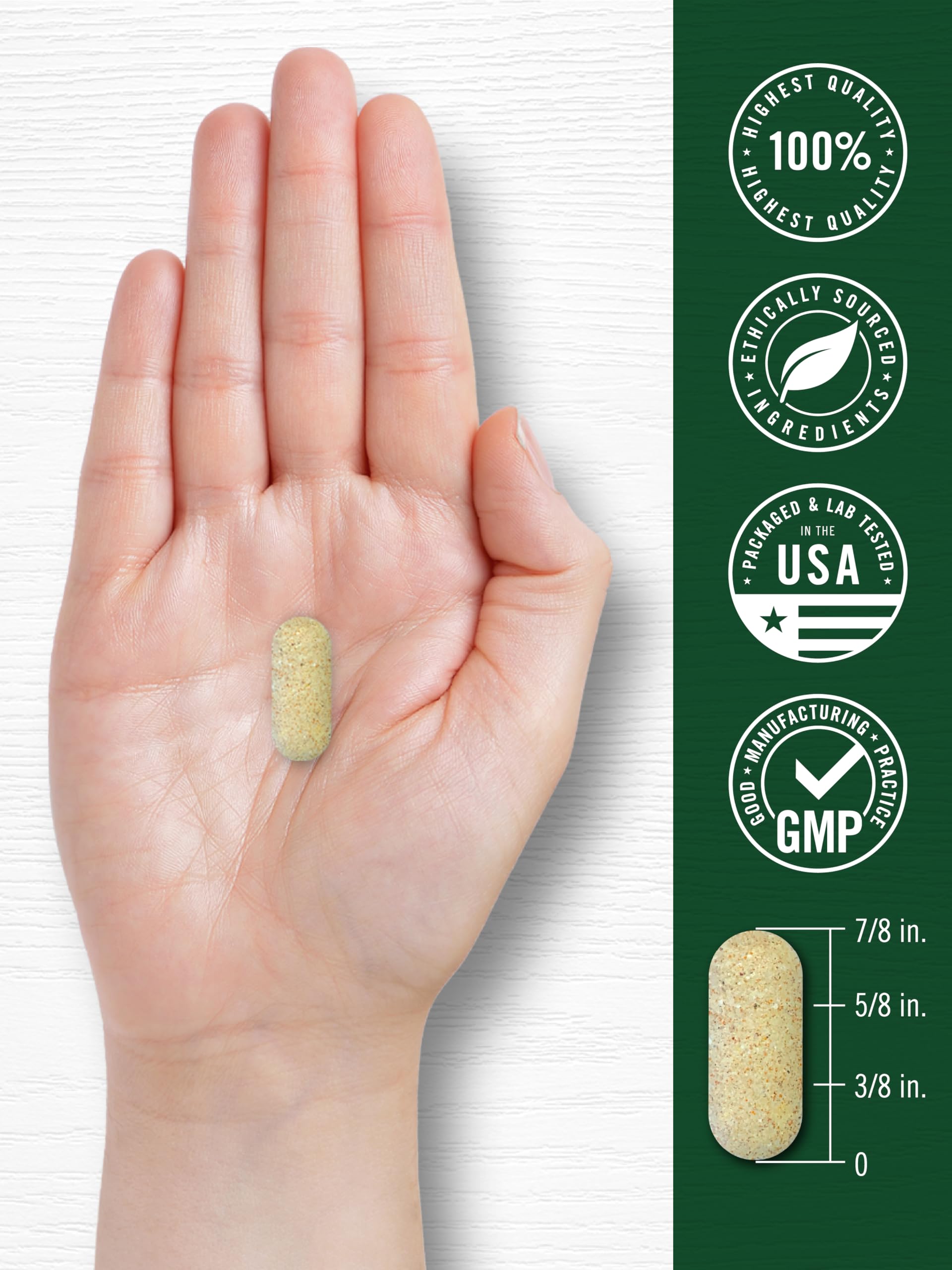 Carlyle Bee Pollen Supplement | 1000mg | 200 Caplets — Amazon image 7