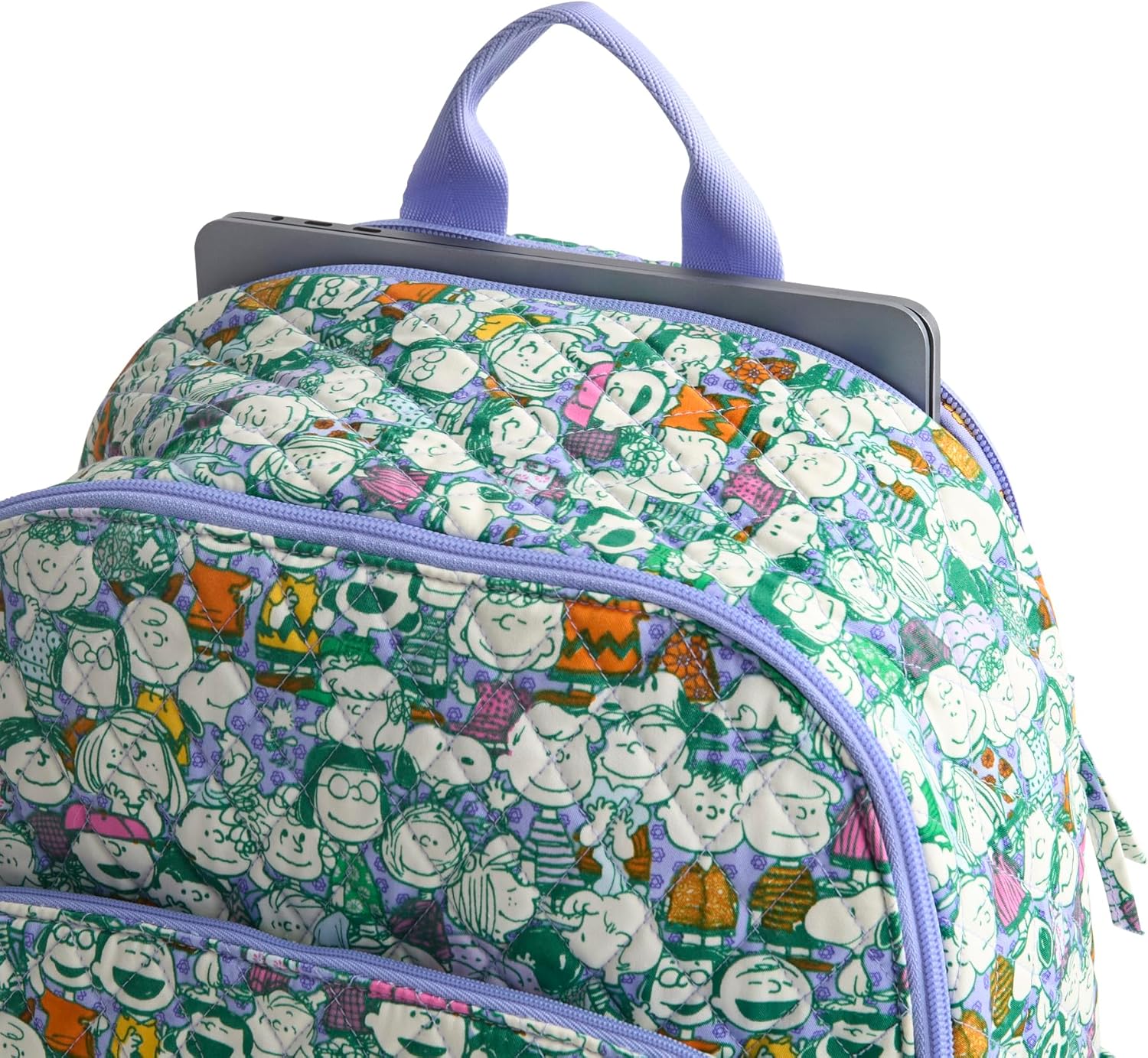 Vera Bradley Women's Peanuts Premium Cotton Bancroft Backpack, Peanuts Pals, One Size - Image 5