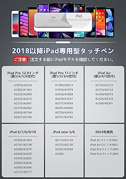 ペンシル付属　限定保証期間内　iPad 10世代　バッテリー100% Amazon | 【2024新登場 LED数字電量表示】Ciscle iPad ペンシル