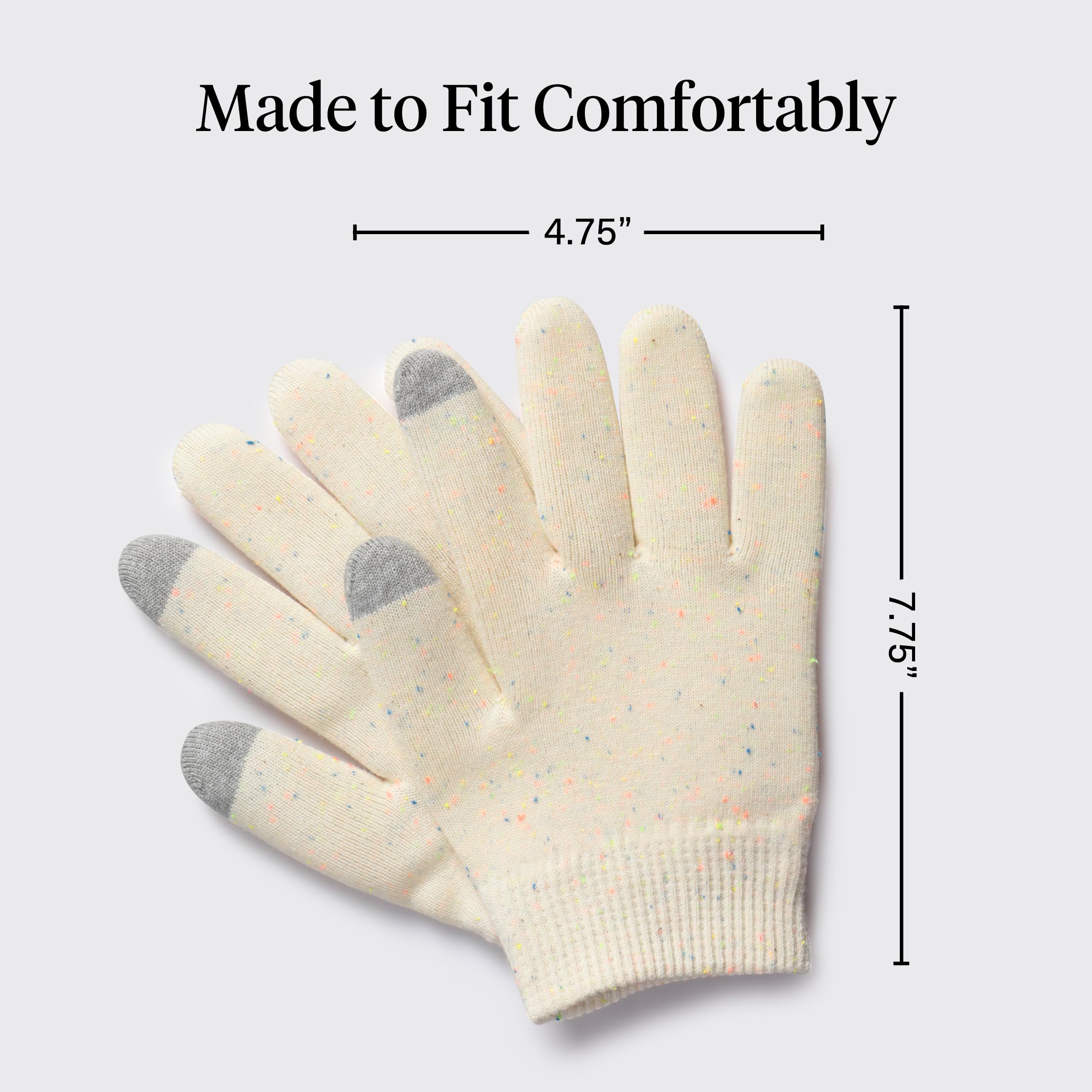 Kitsch Moisturizing Gloves for Dry Hands, Soft Cotton Overnight Hand Mask