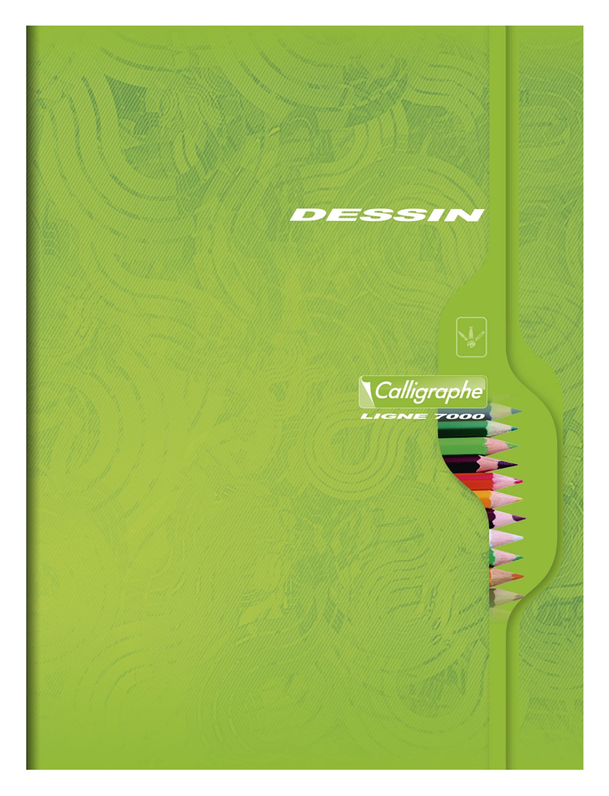 Calligraphe Quaderno Da Disegno 24x32 Cm - 96 Pagine, Carta 120g/m², Copertina Riciclata (Colore Casual)