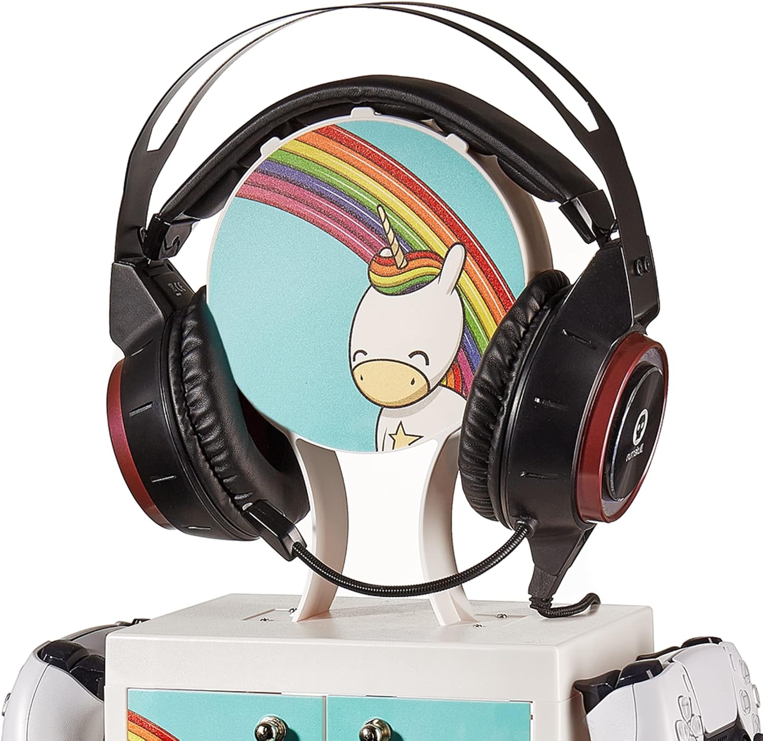Numskull Eric The Unicorn Gaming Locker, Controller Holder, Headset Stand for PS5, Xbox Series X S, Nintendo Switch - Official Numskull Merchandise 5 81L6zIzfGRL. AC SL1500
