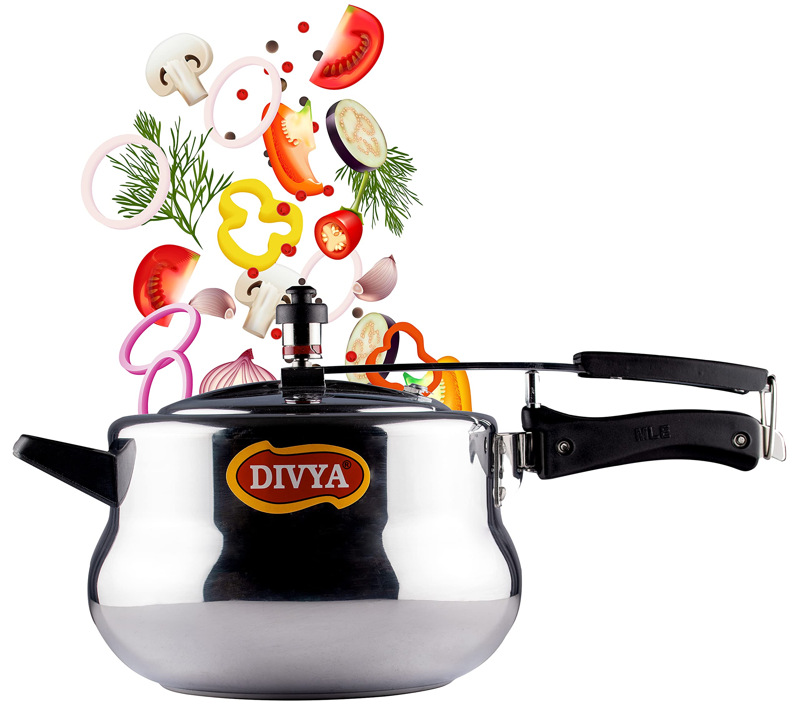 Buy DIVYA 3 Litres Handi Aluminium Pressure Cooker Online at desertcart UAE