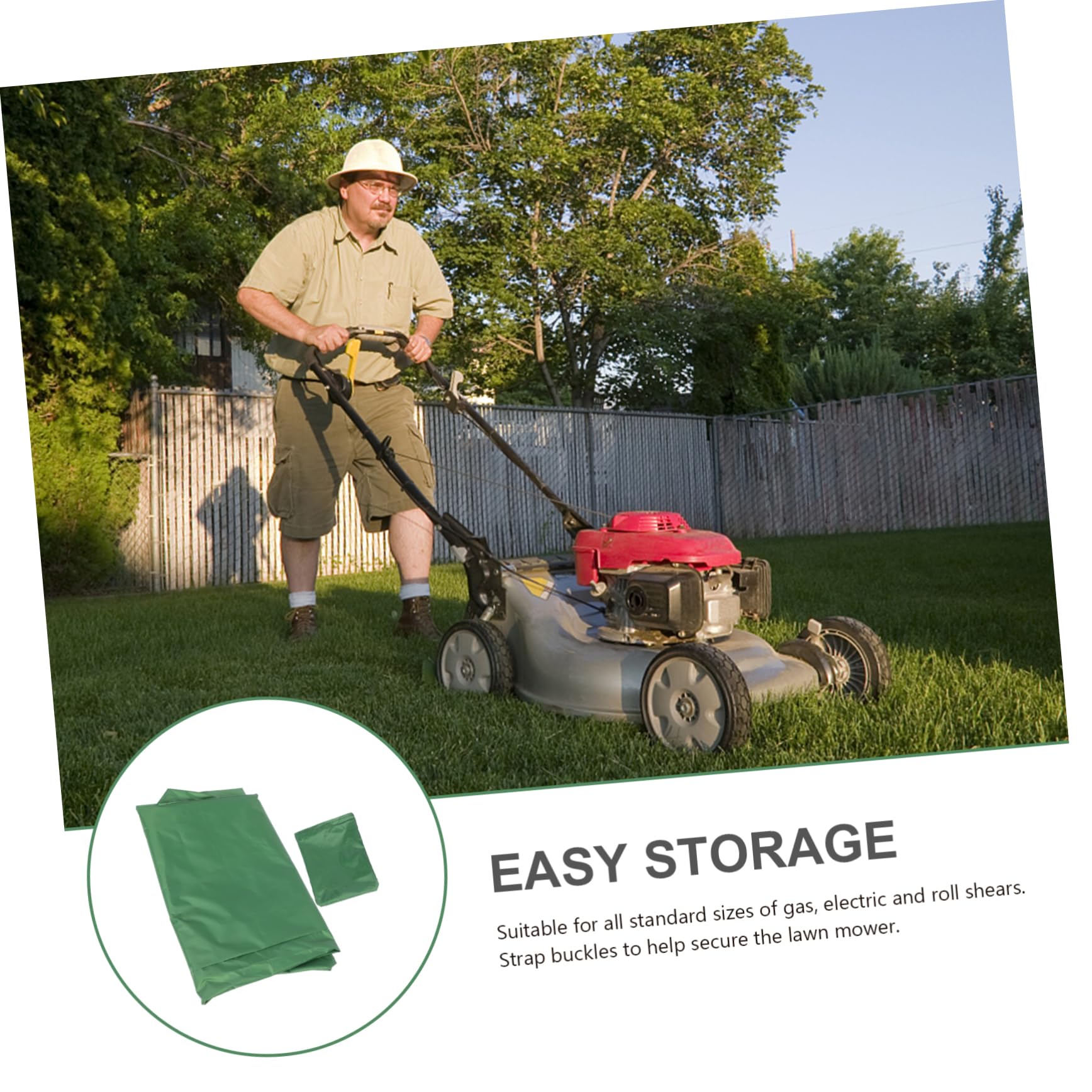 HANABASS Lawnmower Accessory Protective Cover Waterproof Canopy Oxford Cloth Fit for Tractors Mowers