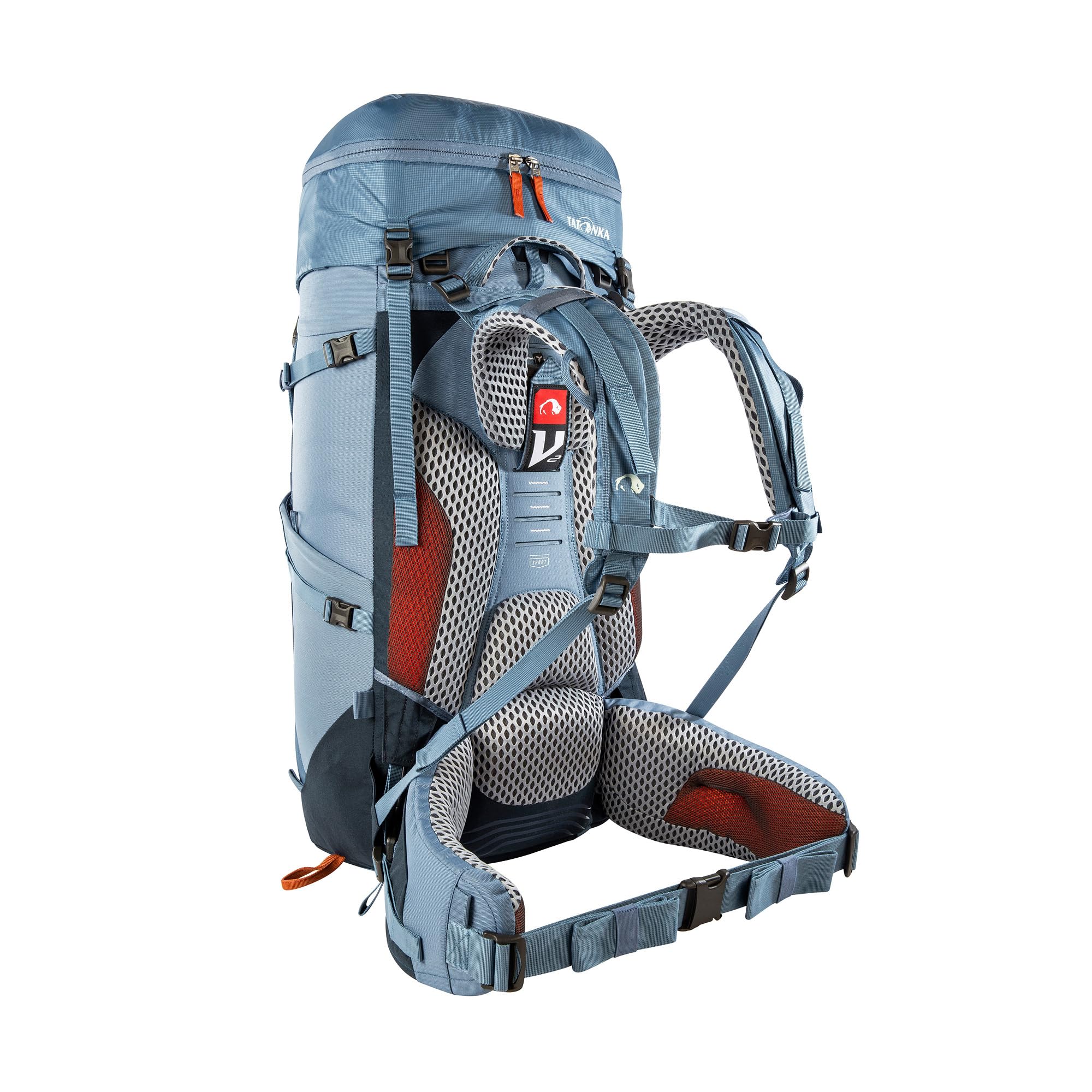 Tatonka Yukon 50+10 Women - Trekkingrucksack für Frauen - Mit Frontzugriff, verstellbarem Rückensystem, extra Bodenfach, Regenhülle und 60 Liter Volumen