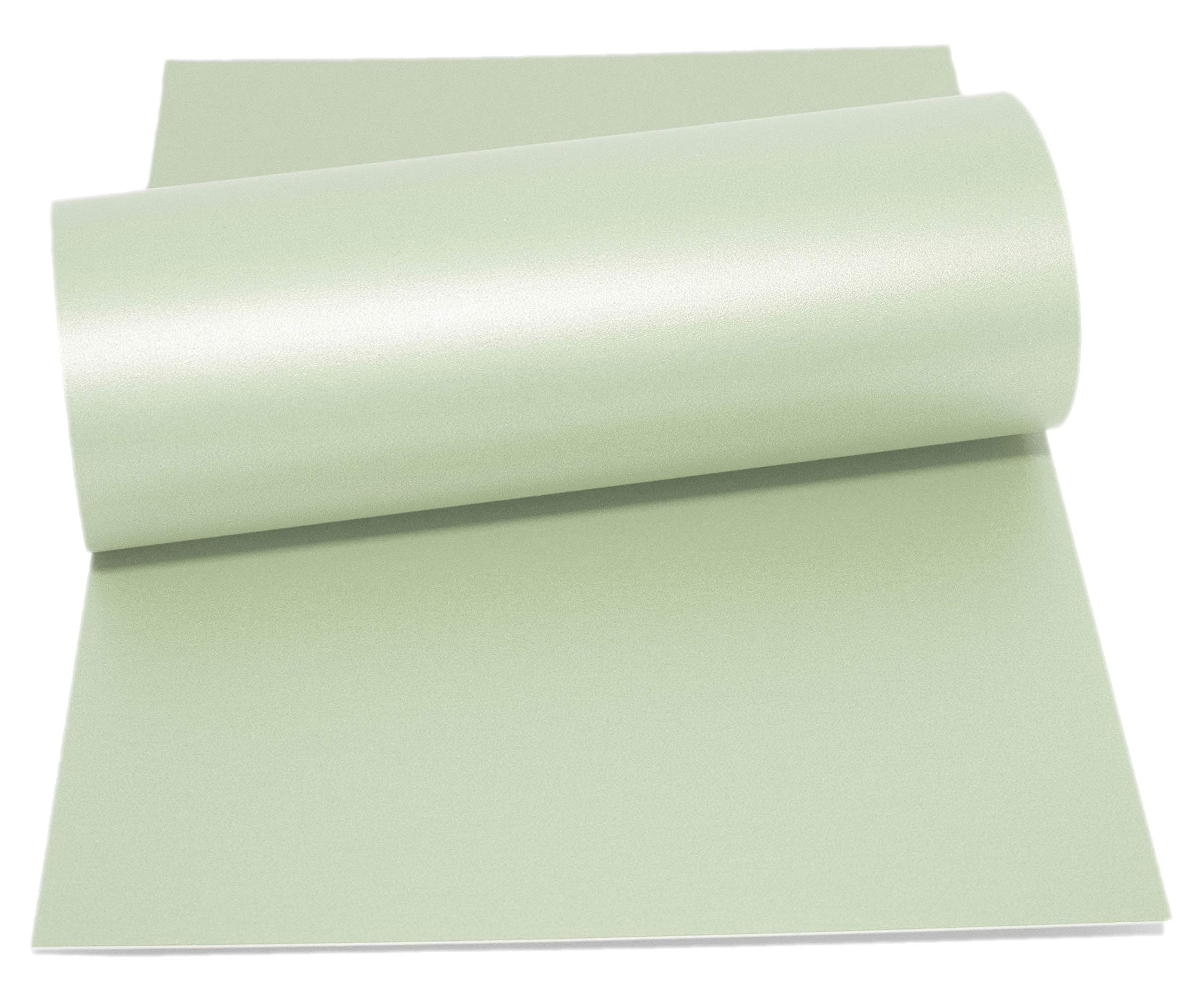 Mufira Pearlescent 300gsm Single Sided A4 Card 10 Pack Perfect for Art & Crafts & Card Making - Light Green Honey Dew