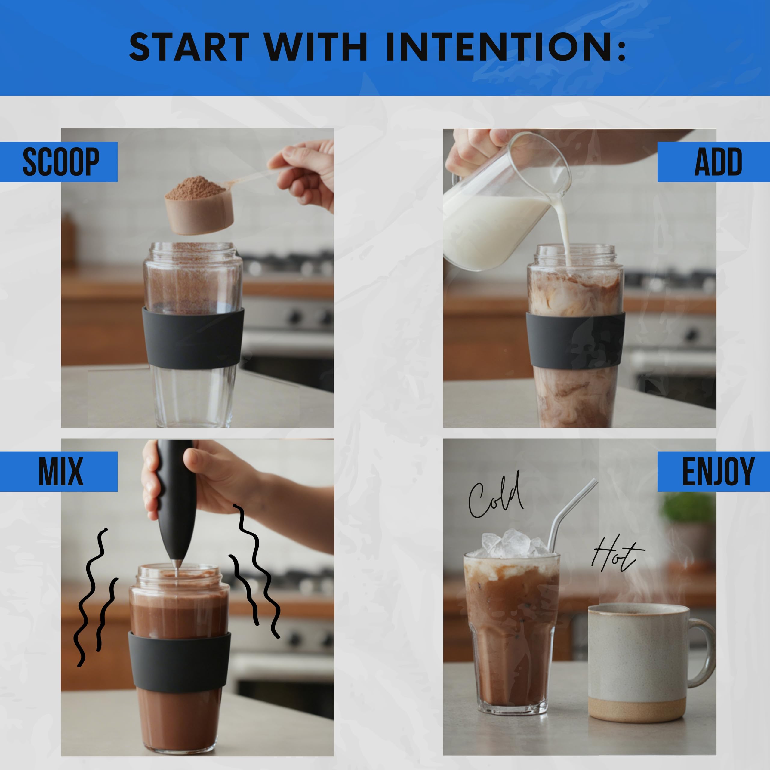 NutriBreakfast by Nutrillermo/Keto Protein Collagen Powder with MCT Oil/MCT Oil Powder/Keto Collagen Peptides with Grass-Fed Bovine Collagen Type I & III (15.9, Chocolate)