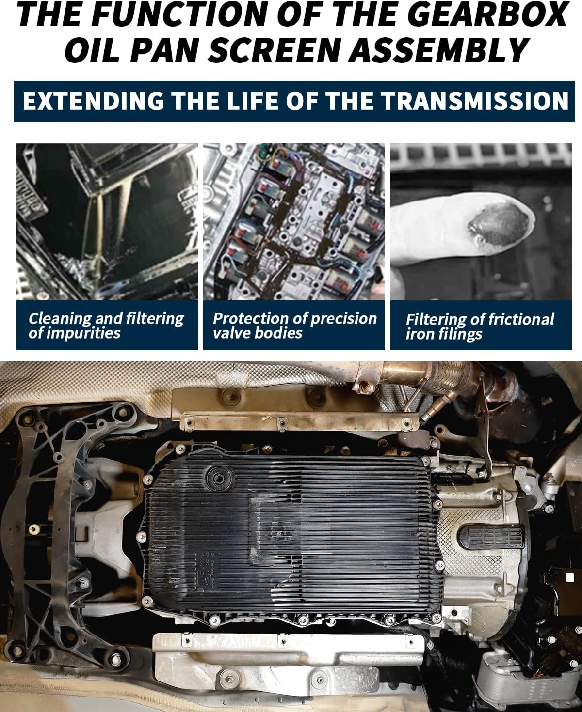 Transmission Oil Pan Service Kit,5 speed 6speed 8 speed Compatible with Range Rover Sport, (2013-2022) Range Rover(2014-2022),LR Discovery 5(2017-2025), Velar,Jaguar XF,F-PACE,F-TYPE,XE,XJ