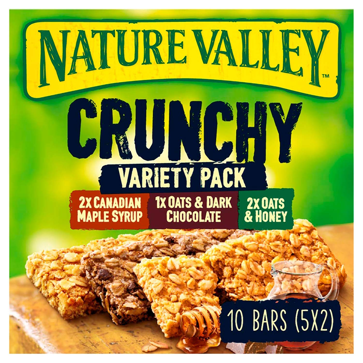 Natures Valleys Crunchy Granola Variety Pack Cereal Bars, 210g (2xCanadian Maple Syrup+1xOats & Dark Chocolate+2xOats & Honey Bars) (Imported) (B0BZPZZ7KK) Amazon Price History, Amazon Price Tracker