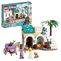 LEGO Disney Wish Asha nella Città di Rosas, Set dal Film Wish con Mini Bambolina di