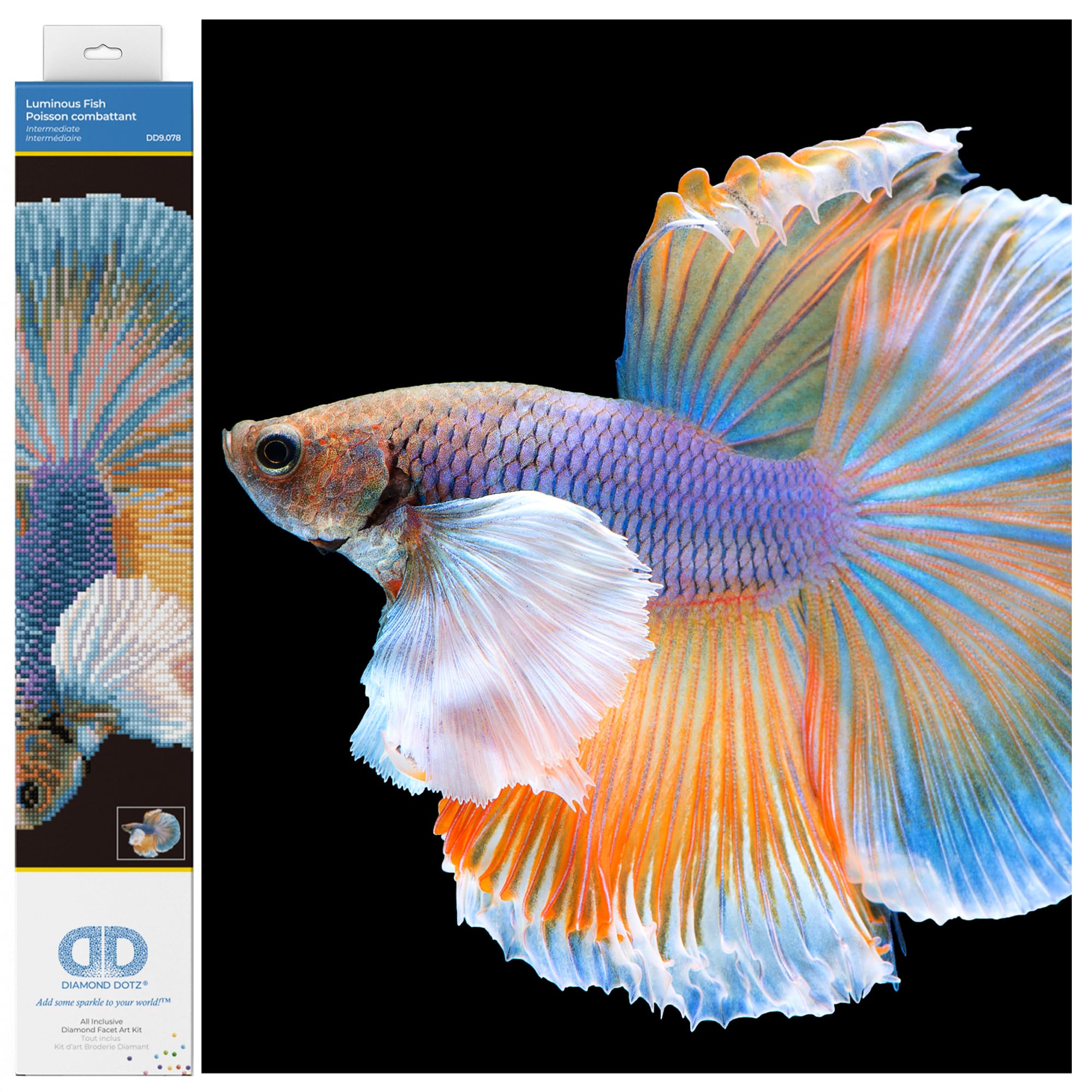 Amazon.com: DIAMOND DOTZ Luminous Fish Diamond Painting Kits for