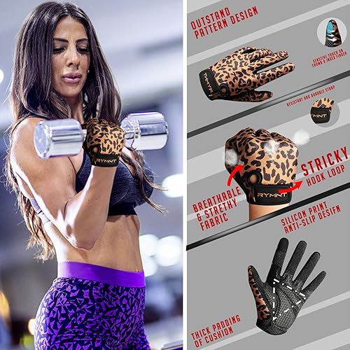 Miniatura 3 de ZEROFIRE Guantes de entrenamiento para mujeres y hombres, guantes de levantamiento de pesas con protección completa de la palma y agarre extra para