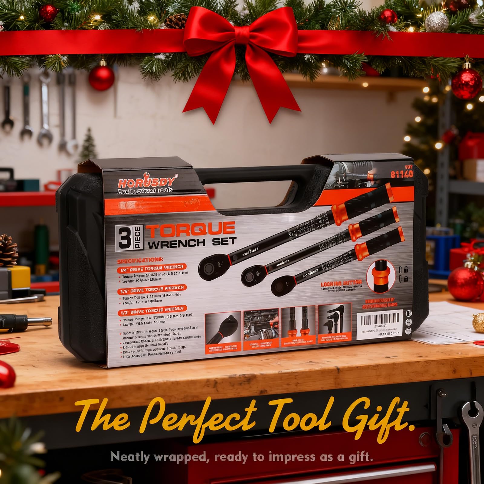 3Pack Torque Wrench Set, 1/4