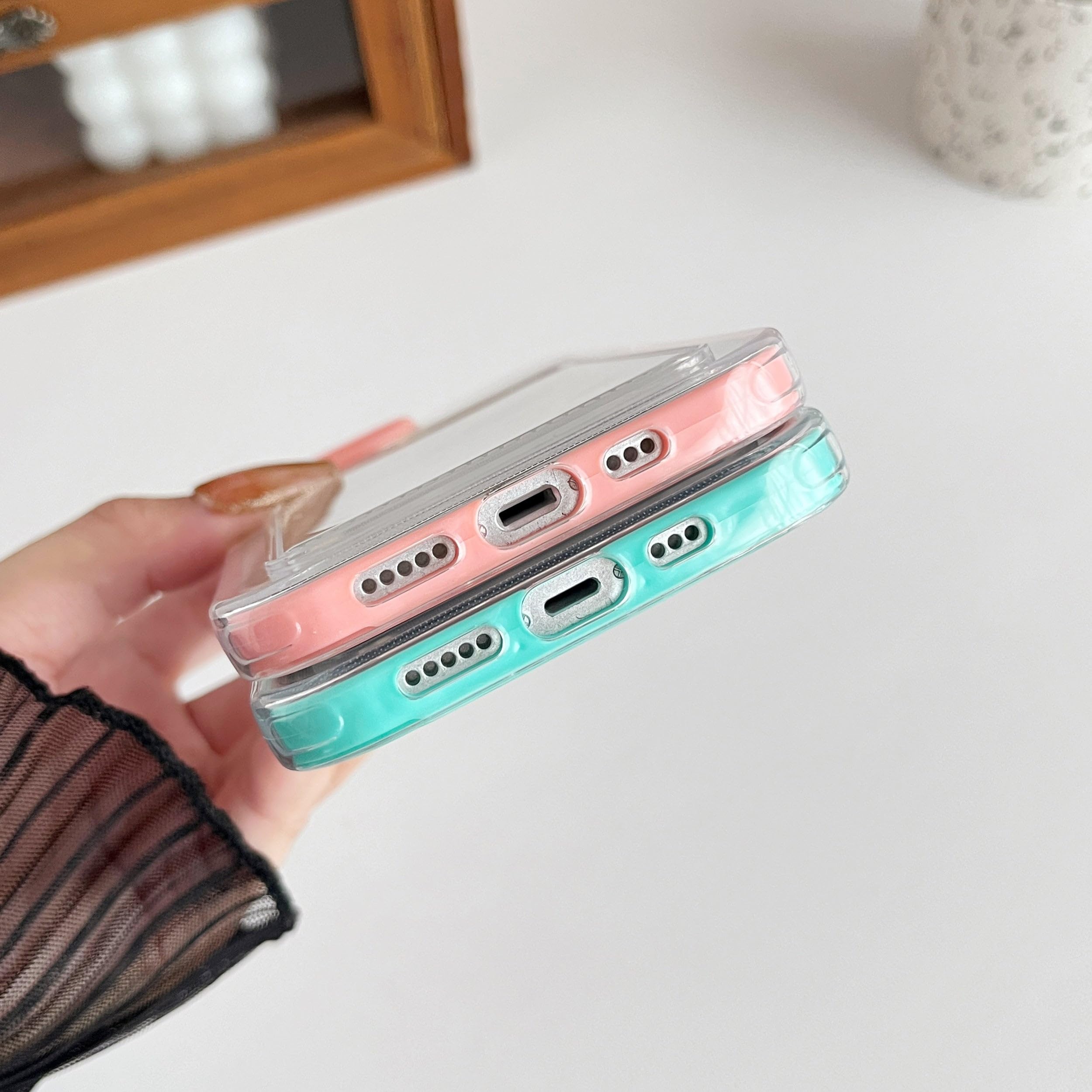 Custodia Sottile Senza Marchio Custodia Slim Antiurto Per IPhone, Con Design Carino E Placcatura - Compatibile Con Molti Modelli, Dal 7 Al 15 Pro Max! Cover Trasparente IPhone 15