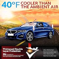 Vista 124 de KAYZT Parasol para parabrisas para Toyota Tacoma 2016-2025, plegable, accesorios de ajuste personalizado para ventana delantera