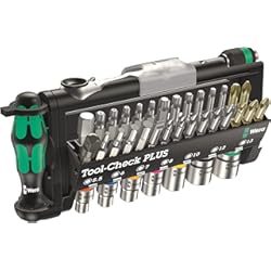 Soporte Para Bicicletas Para Enganche Auto Wera Bit-Sortiment, Tool-Check PLUS, 05056490001, 39 piezas (paquete de 1)