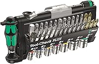 Vista 2 de Wera 056490 Tool-Check Plus Bit - Juego de llaves en L (métricas y Wera 05022639001) para 950 SPKL/9 SZ imperial, multicolor