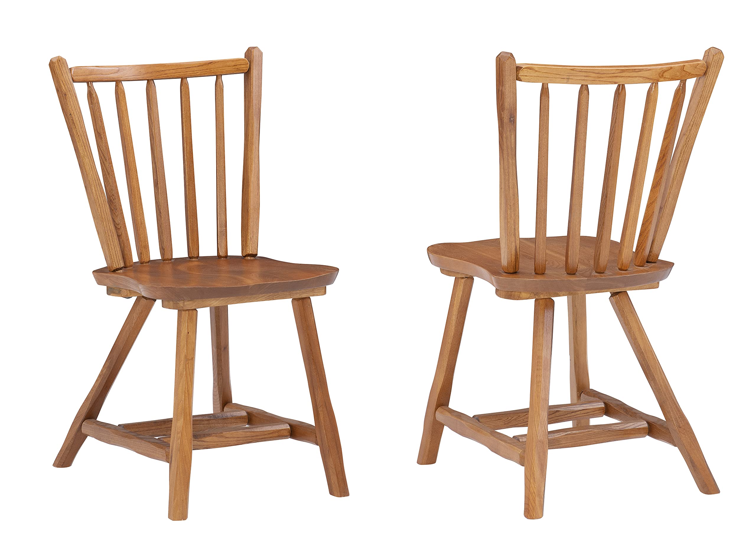 Linon Home Décor Medium Oak Side Set of 2 by Linon Kayce Chair