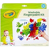 Algopix Similar Product 7 - Crayola Washable Finger Paint Set