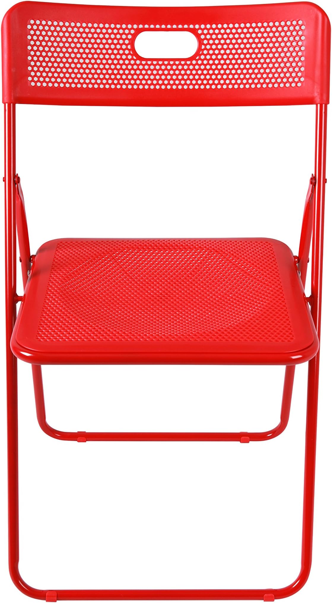 dar Living Honeycomb Folding Chair, Red (2-Pack)