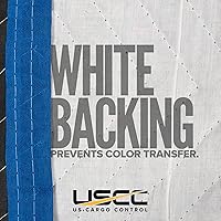 Vista 3 de Cubiertas para carretilla de mano acolchadas US Cargo Control de 50" x 16" (paquete de 12), almohadilla de carretilla de mano con parte superior