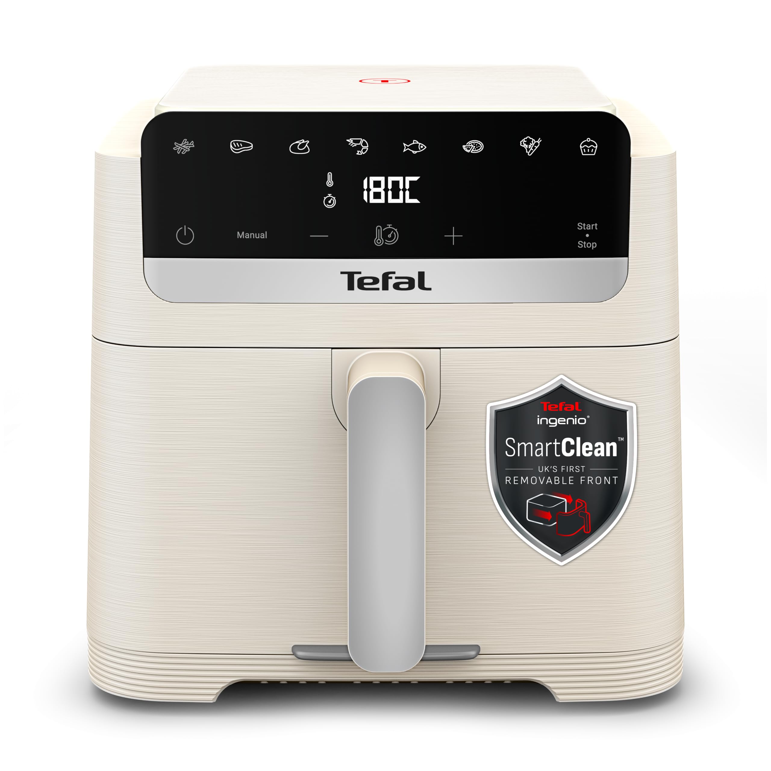 Tefal Ingenio Mega 7.5L Air Fryer, 9 Cooking Modes, Ivory