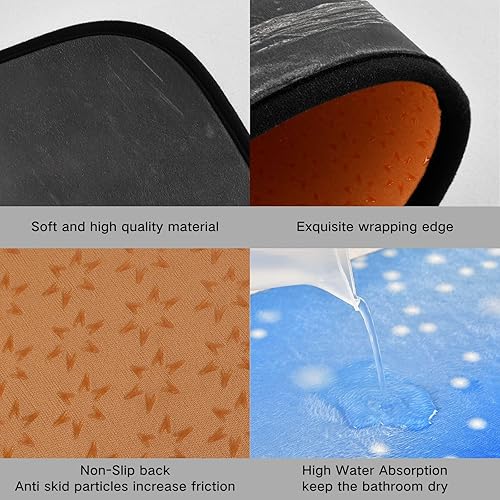 Miniatura 6 de Kitchen Mats for Floor 2 Piece Set Scary Monster Print, Anti Skid Cushioned Water Absorbent Kitchen Rugs Door Mat Floor Mats for Kitchen Sink