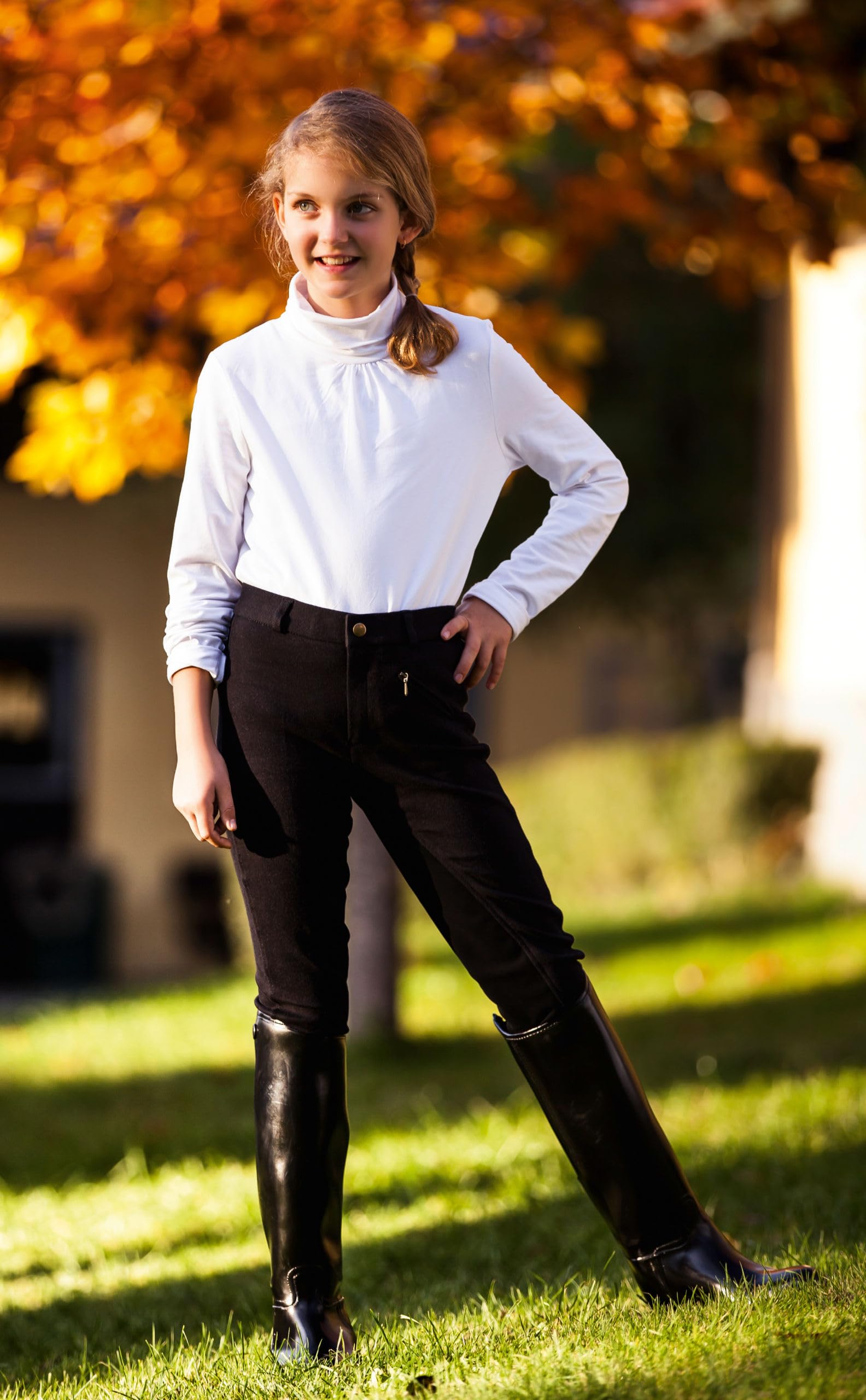 Kerbl Reithose Economic Teens - Leggings Bebé-Niños