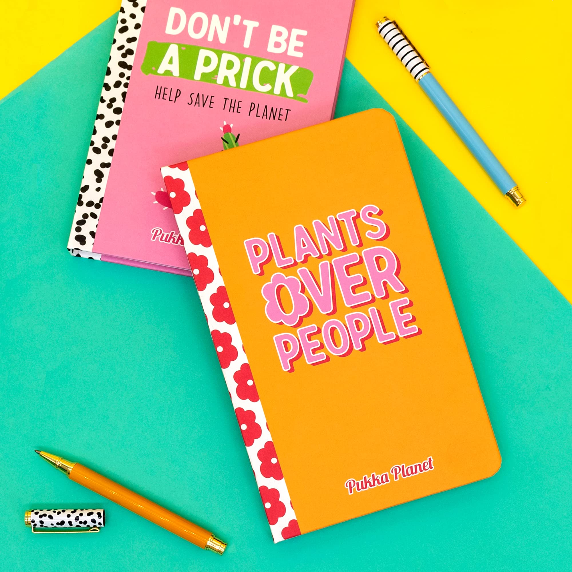 Pukka Pad, Pukka Planet - Cuaderno A5 De Tapa Suave, Diario Con Tintas Veganas Y Pegamento Sin ácidos, Con Papel Reciclado De Origen ético, 8.4 X 5.2 Pulgadas, Ayuda A Salvar El