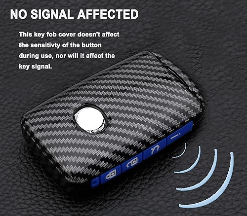 Miniatura 5 de Funda para llavero para Mazda 3 Hatchback, Mazda CX4 CX5 CX8 CX9 CX-30 6 WAZSKE11D01 ABS patrón de fibra de carbono