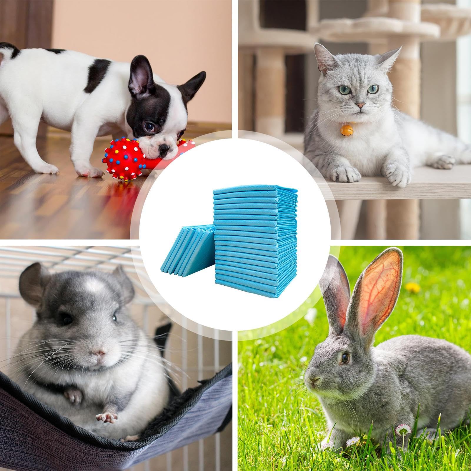 Windel für Hunde und Katzen, wasserdichte Haustier-Pads, super saugfähige Haustier-Pads, Welpenurin-Windelunterlage, Katzenstreu-Toiletten-Training, Hundeprodukte für Toilettentraining, saugfähige | -Pads, Welpenurin-Windelunterlage, Katzenstreu-Toiletten