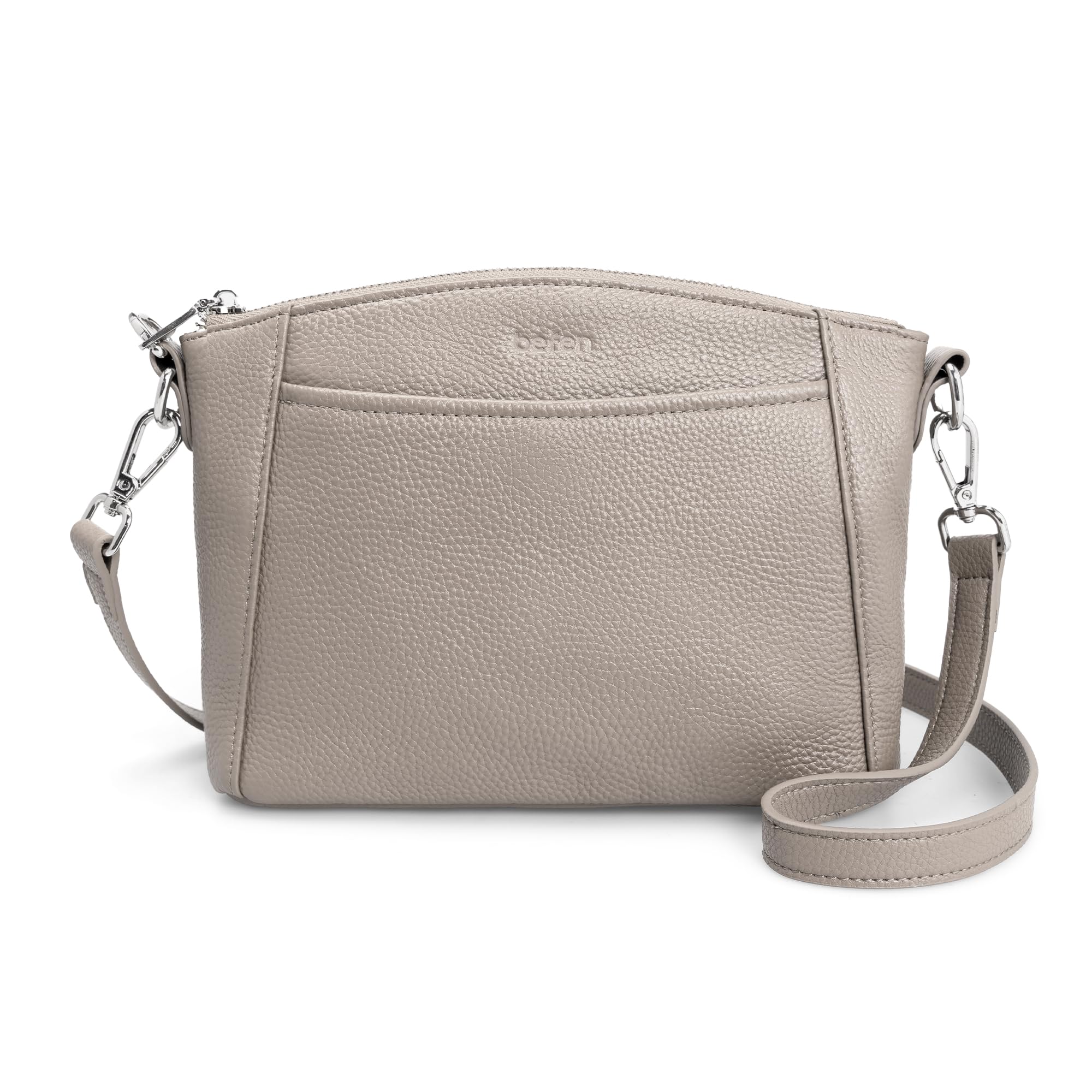 befen Genuine Leather Small Crossbody Bags for Women Anti-Theft Cross Body Purse Handbags with RFID Blocking Card Slots