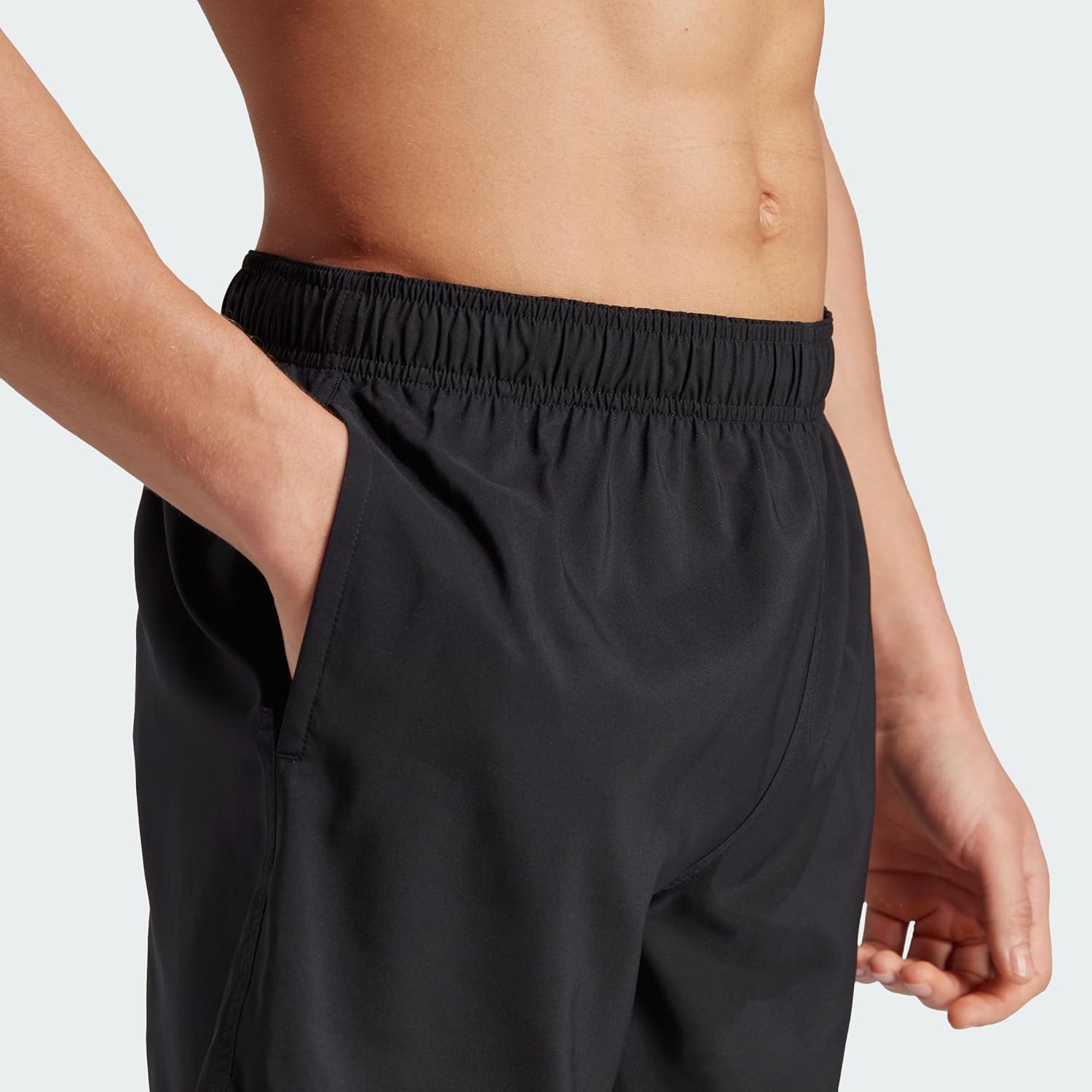 Adidas Mens Solid Classic-Length Swim Shorts
