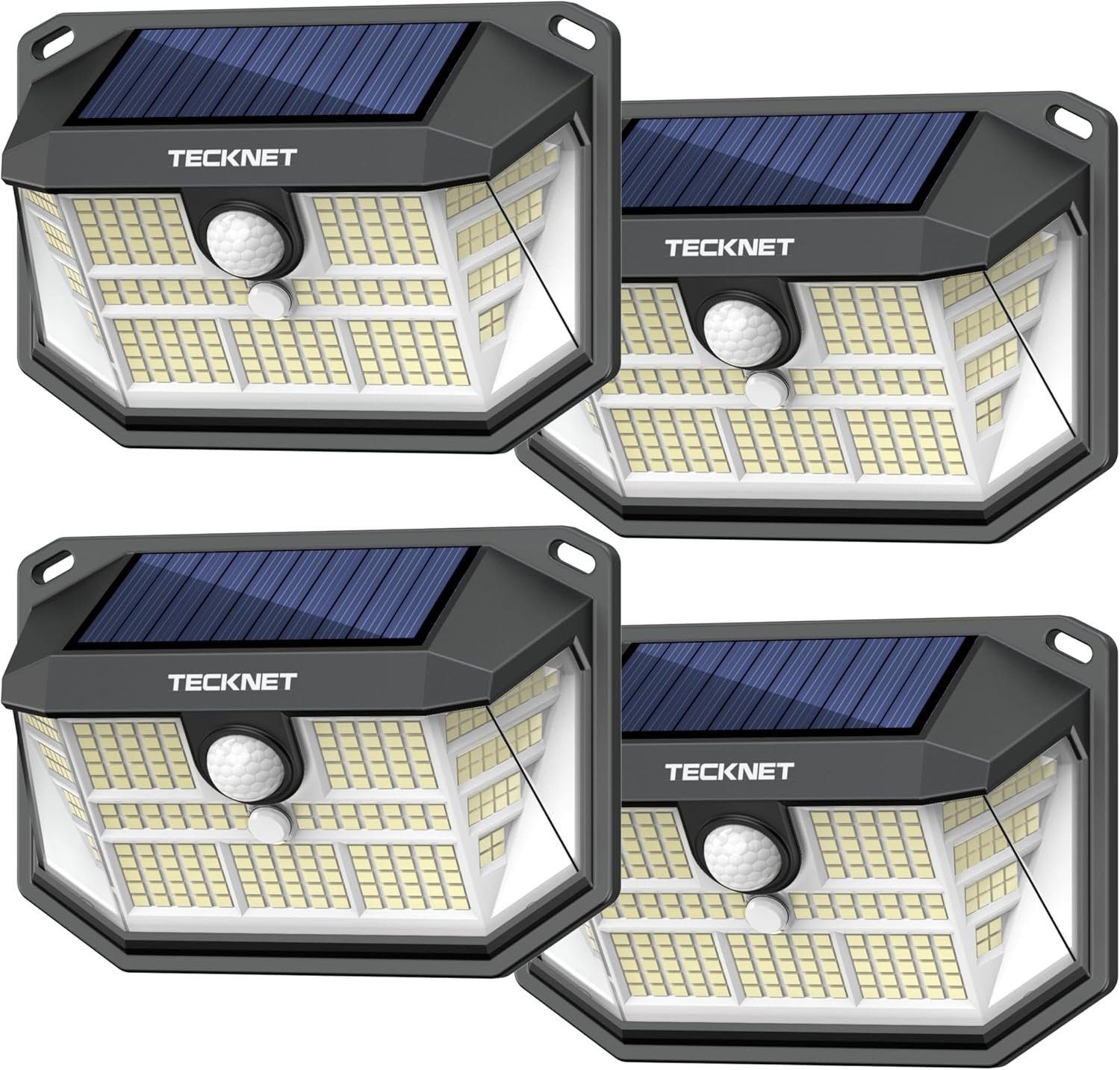 231 LED Solar Lights for Outside Waterproof, 4 Pack 300