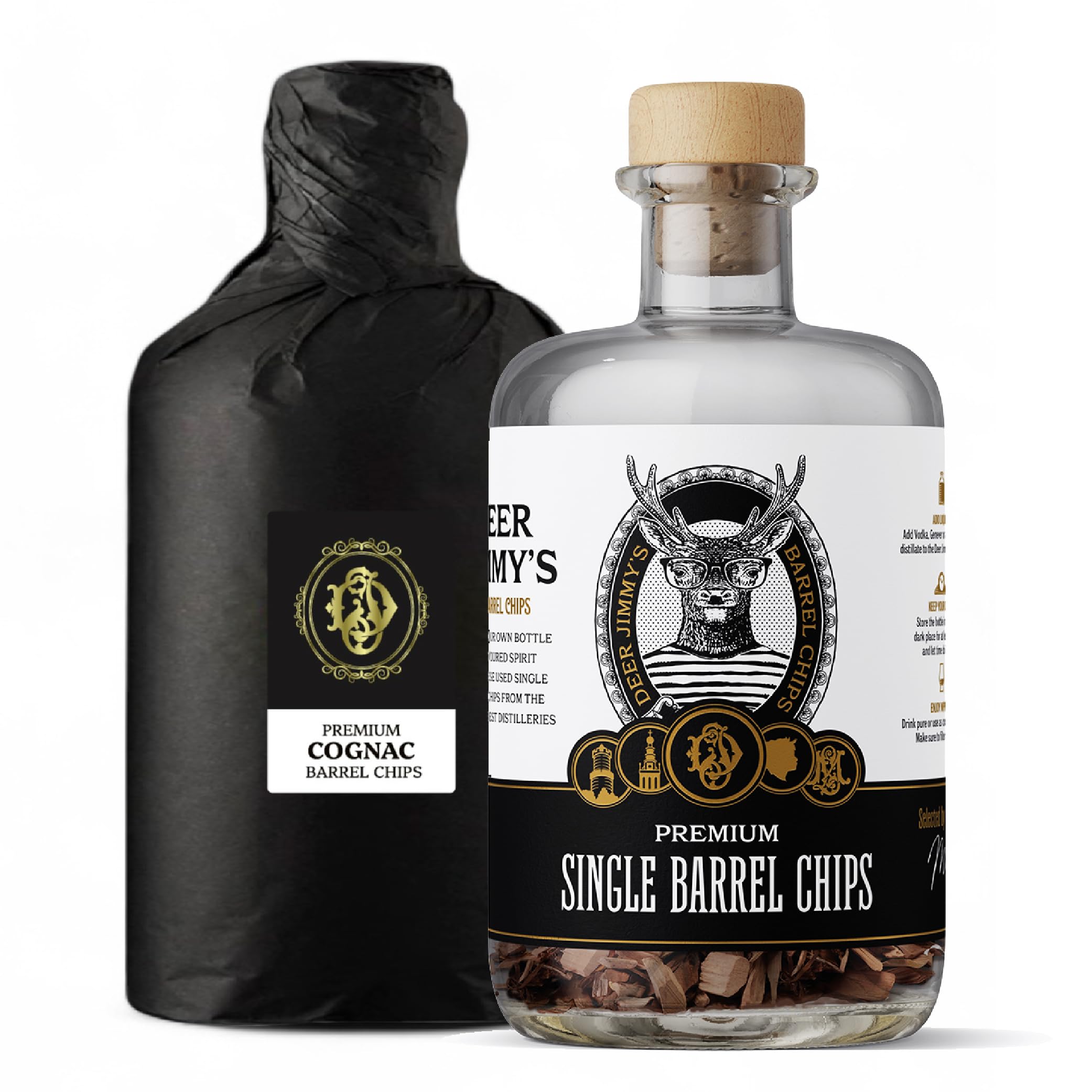Deer Jimmy's Rum, Whisky en Rum Smaakmaker voor Wodka en Jenever, Jamaicaanse Distilleerderij (Koniak)