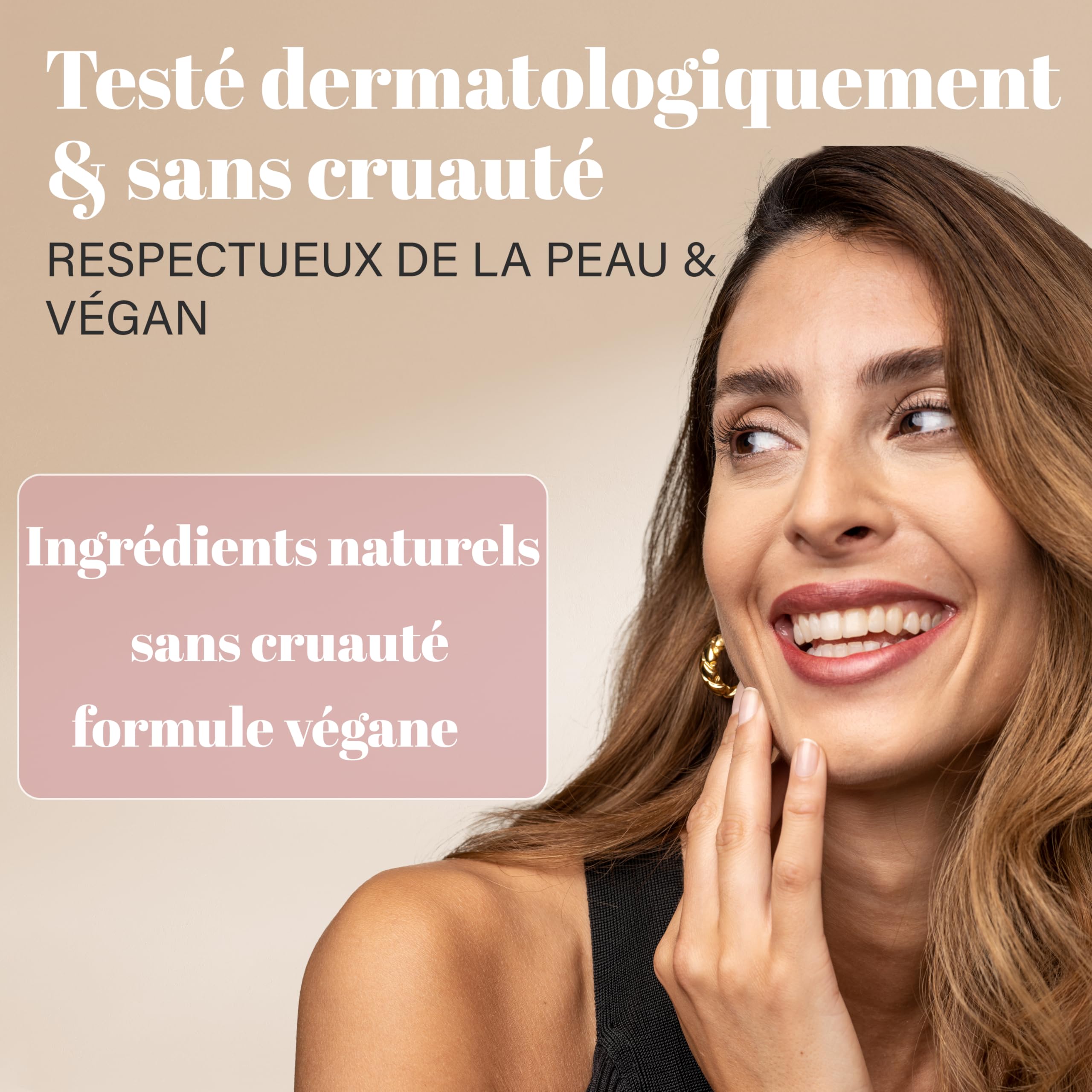 EGYPT-WONDER® Make Up Mousse (30ml) – Mousse Teint 4-en-1 Color Changing : Fond de Teint, Correcteur, Maquillage & Poudre – Crème Beauté pour une Peau Lisse – Cosmétique Naturelle